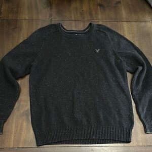 American Eagle Men's Black Sweater